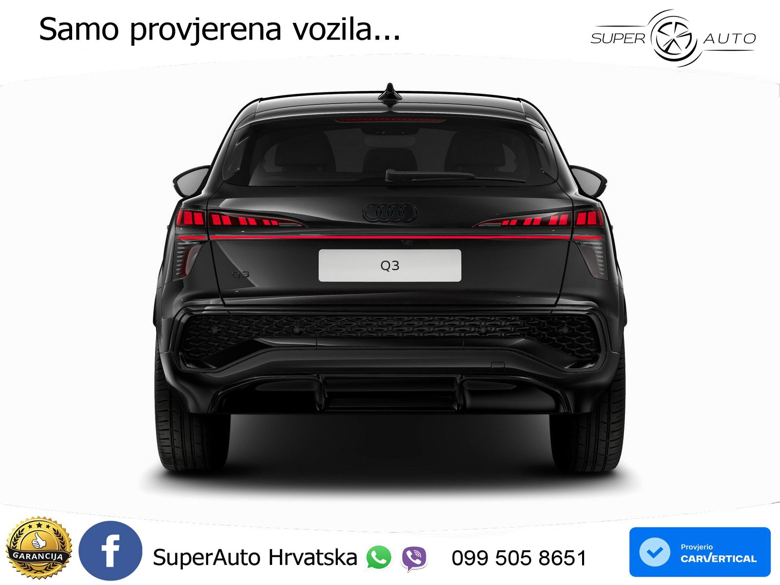 Audi Q3 Sportback 2.0 TDI (150 KS) S tronic LED+GR SJED+ACC
