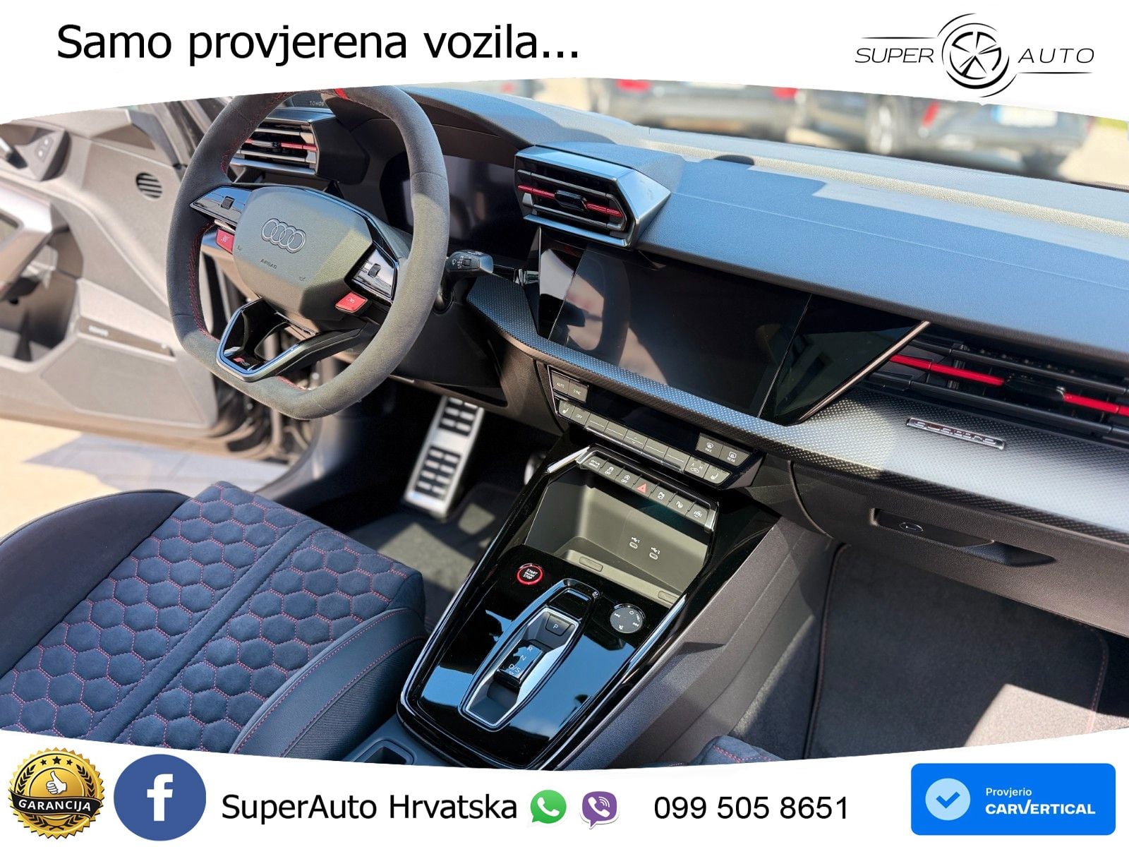 Audi RS3 Sedan 2.5 TFSI (400 KS) quattro S tronic LED+GR SJED+ACC