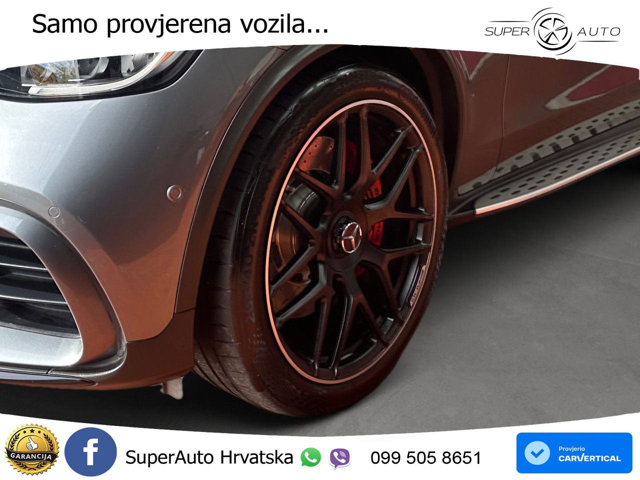 Mercedes AMG GLC 63 S V8 (510 KS) 4MATIC+ MCT LED+GR SJED+ACC