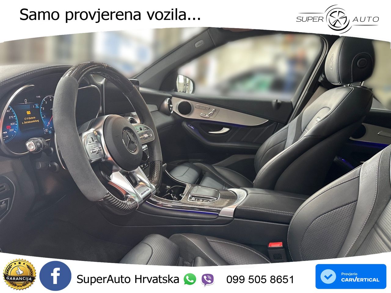 Mercedes AMG GLC 63 S V8 (510 KS) 4MATIC+ MCT LED+GR SJED+ACC