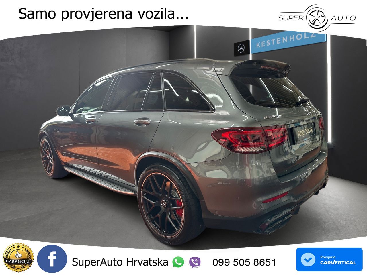 Mercedes AMG GLC 63 S V8 (510 KS) 4MATIC+ MCT LED+GR SJED+ACC