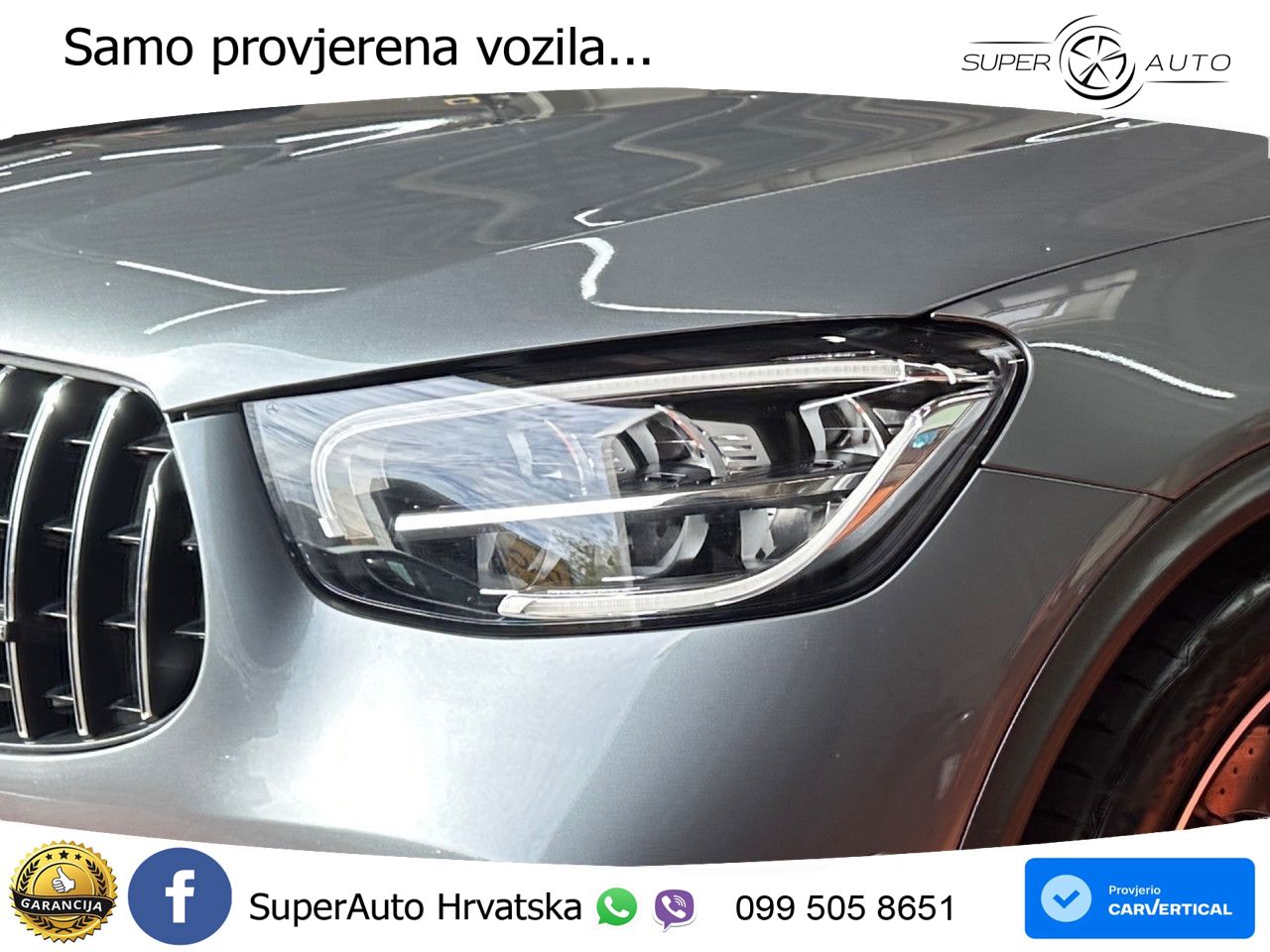 Mercedes AMG GLC 63 S V8 (510 KS) 4MATIC+ MCT LED+GR SJED+ACC