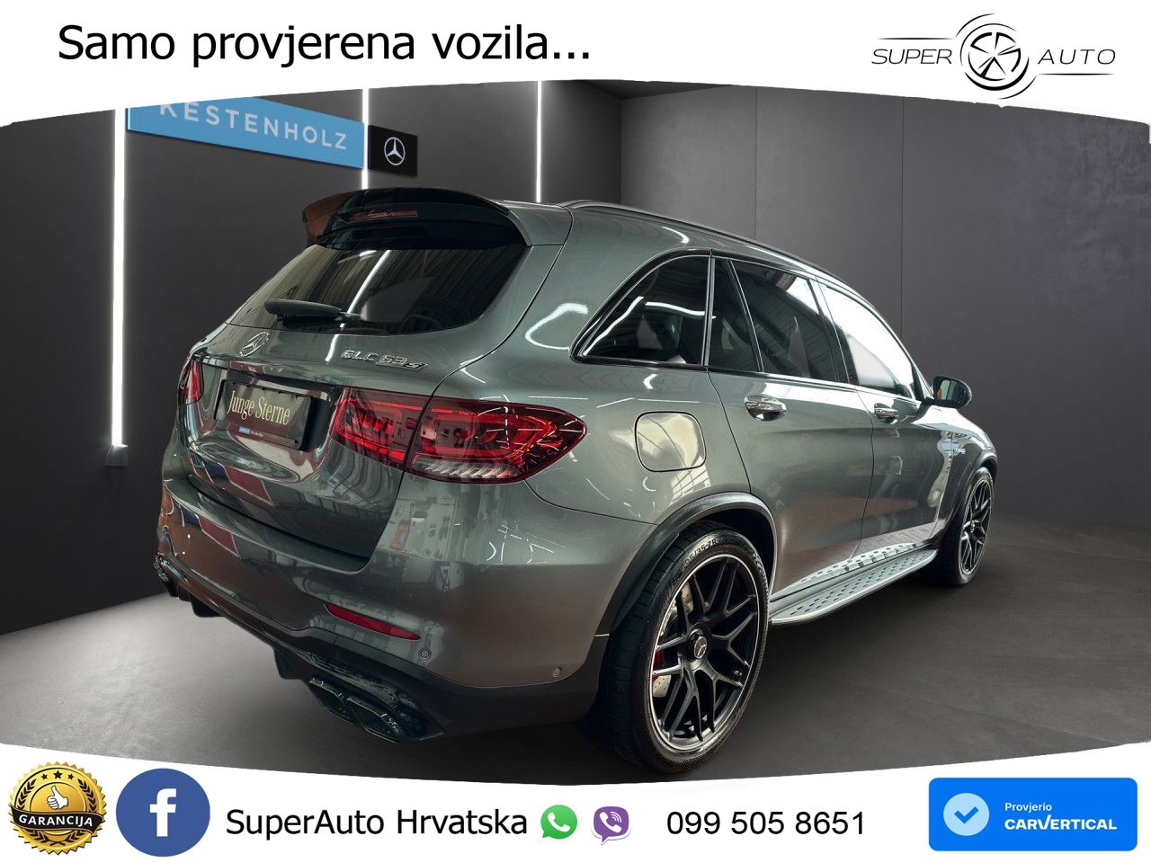 Mercedes AMG GLC 63 S V8 (510 KS) 4MATIC+ MCT LED+GR SJED+ACC