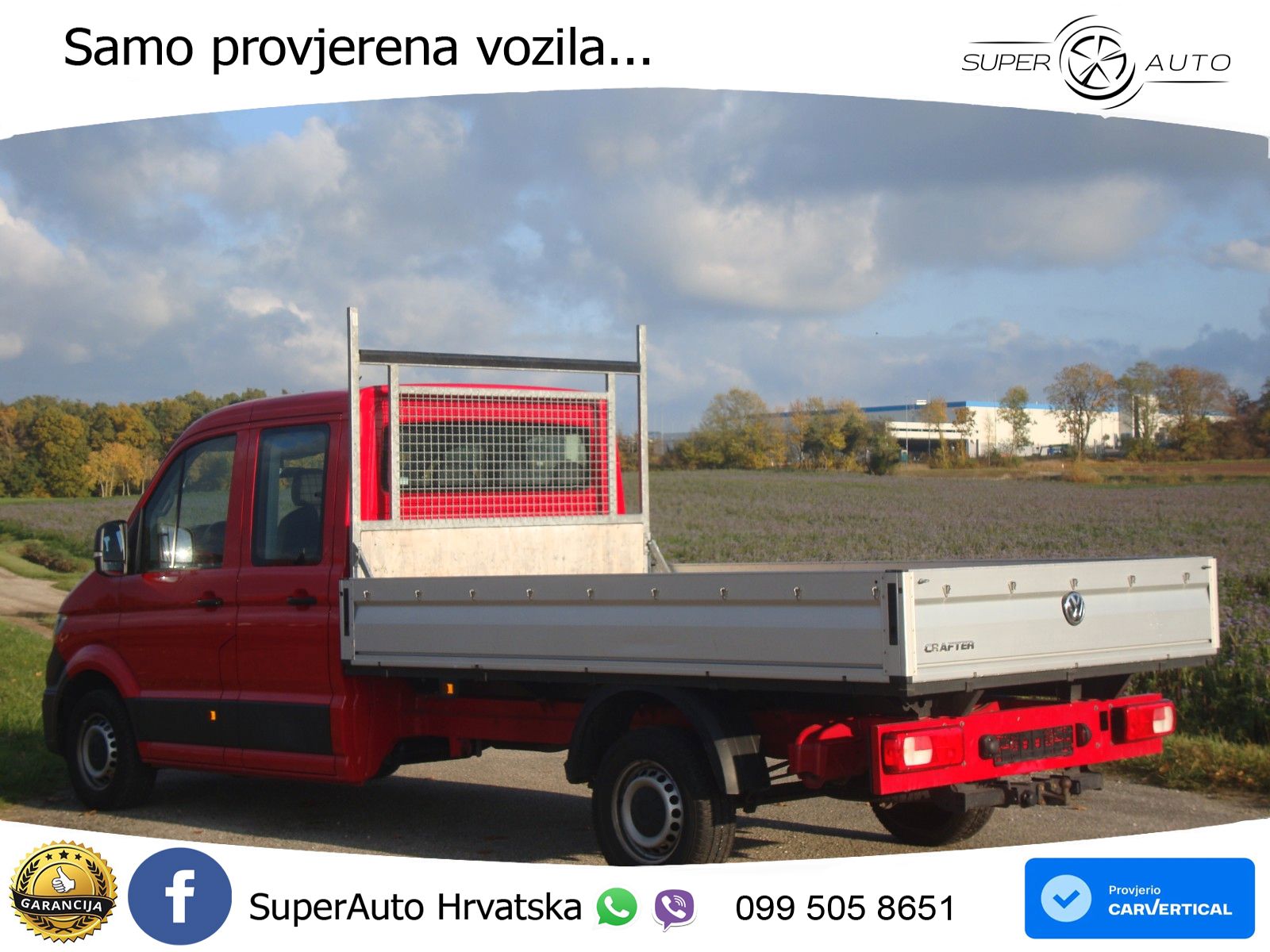 Volkswagen Crafter 35 2.0TDI*Pritsche*DOKA*LR*Klima*AHK*140 140 KS