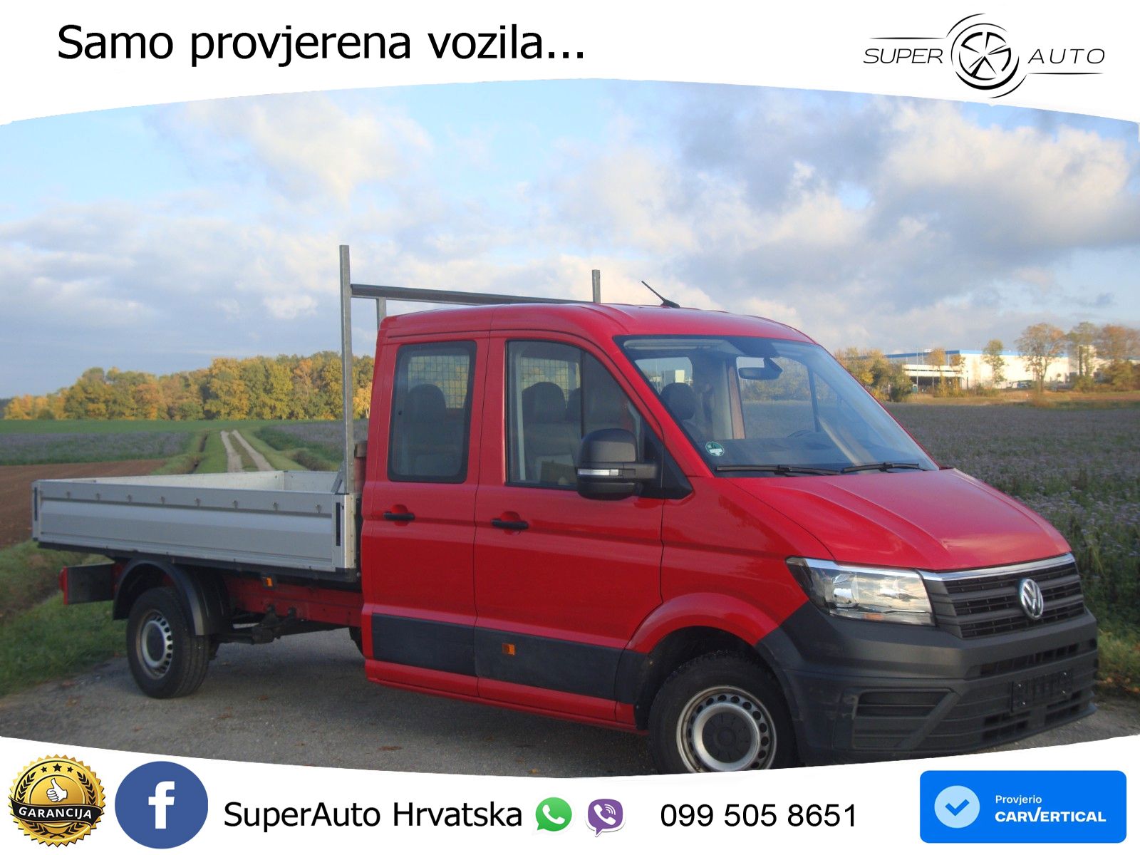 Volkswagen Crafter 35 2.0TDI*Pritsche*DOKA*LR*Klima*AHK*140 140 KS