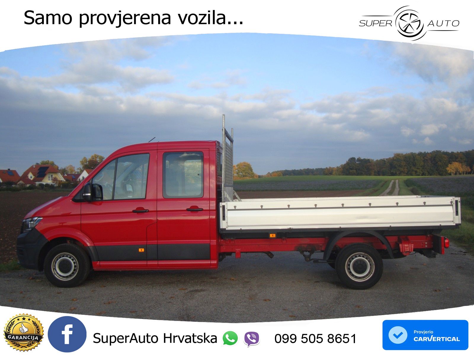 Volkswagen Crafter 35 2.0TDI*Pritsche*DOKA*LR*Klima*AHK*140 140 KS