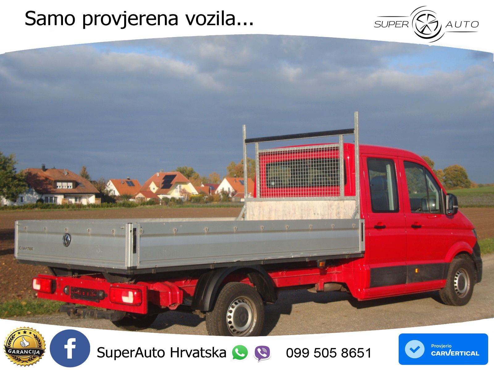 Volkswagen Crafter 35 2.0TDI*Pritsche*DOKA*LR*Klima*AHK*140 140 KS