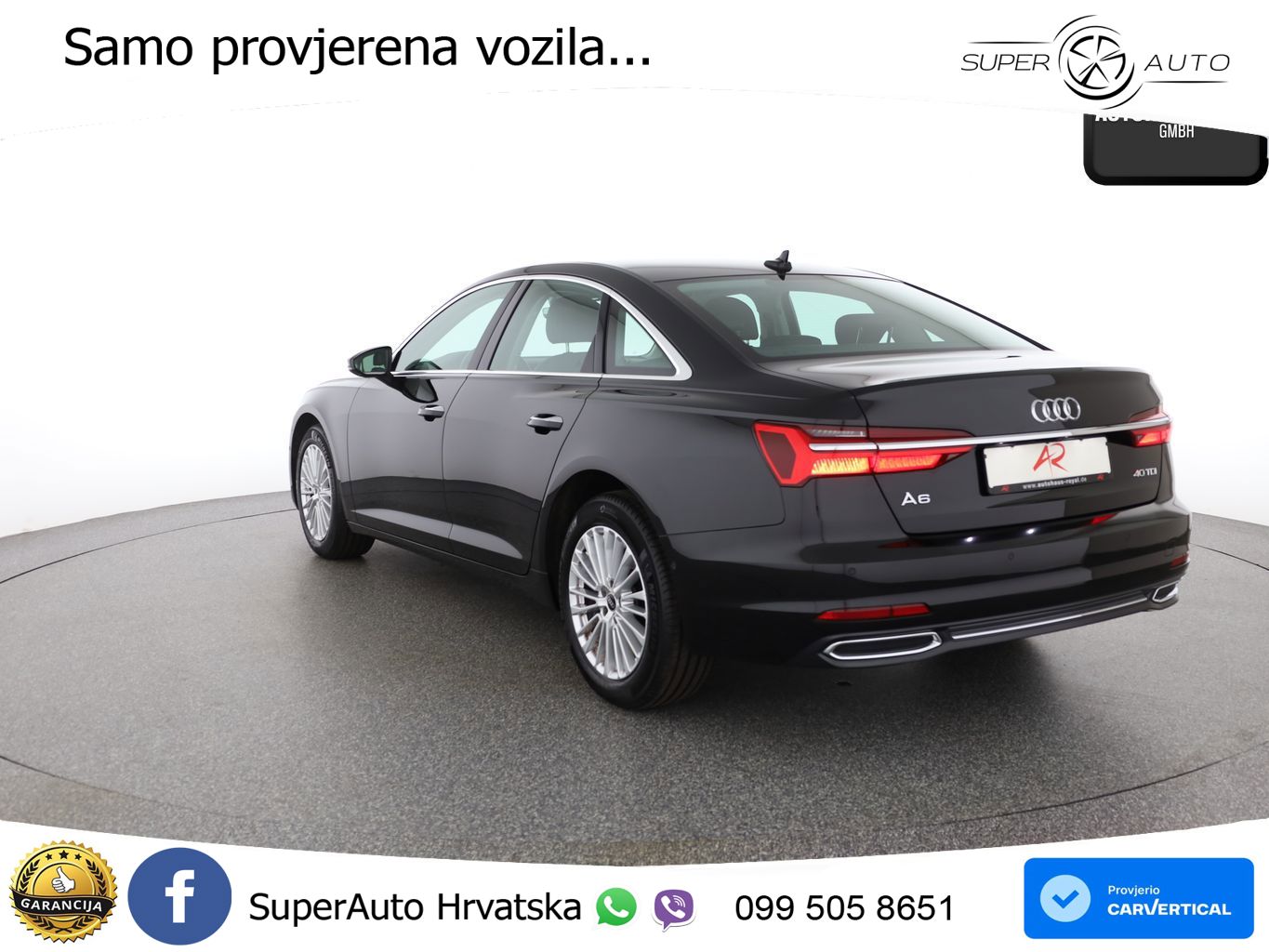 Audi A6 40 TDI (204 KS) S tronic LED+GR SJED+ACC