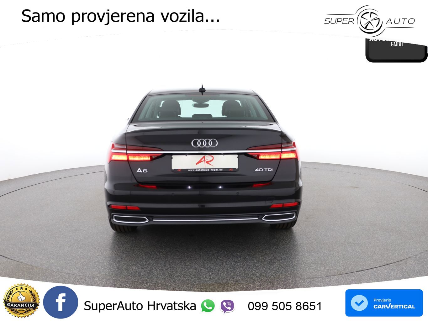 Audi A6 40 TDI (204 KS) S tronic LED+GR SJED+ACC