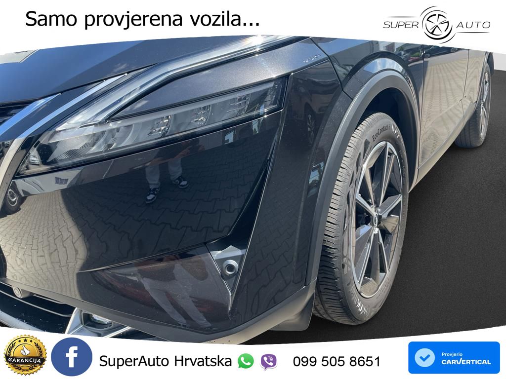 Nissan Qashqai 1.3 DIG-T (158 KS) 4x4 Xtronic Tekna ACC+HEAD+GR SJED+360+PANO