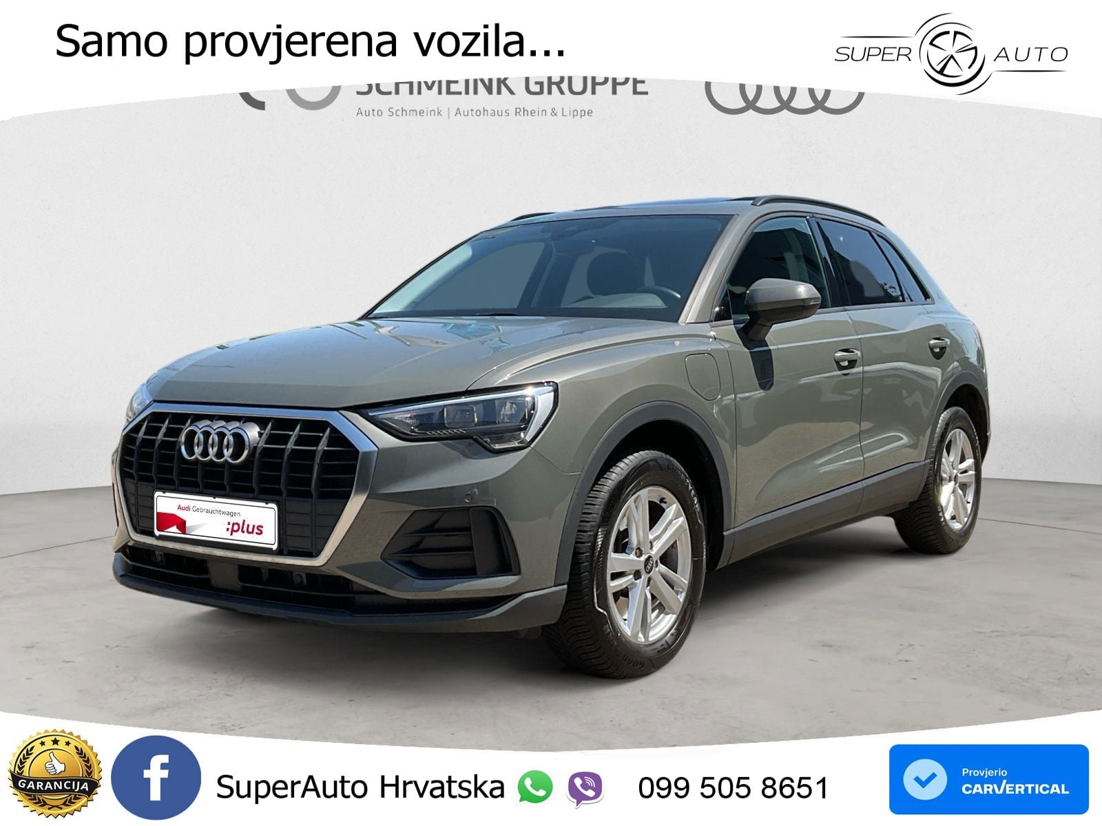 Audi Q3 45 TFSIe (245 KS) S tronic LED+GR SJED+ACC