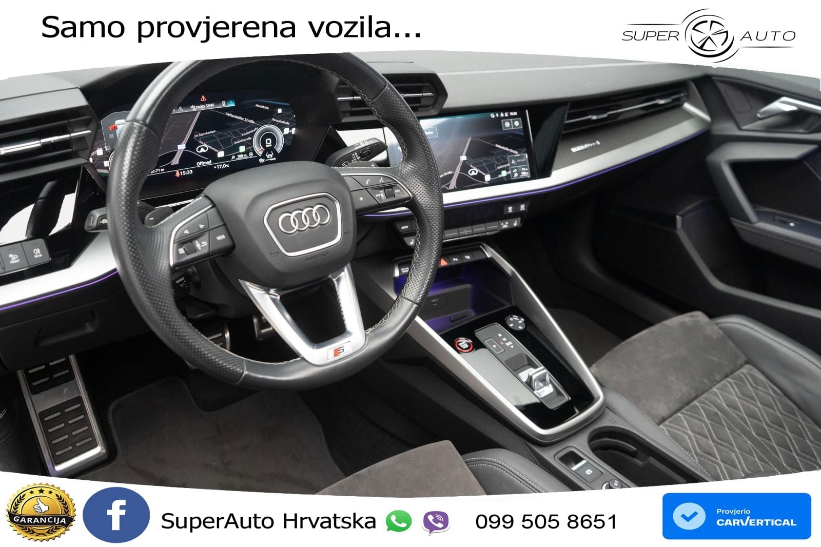 Audi S3 2.0 TFSI (310 KS) quattro S tronic LED+GR SJED+ACC