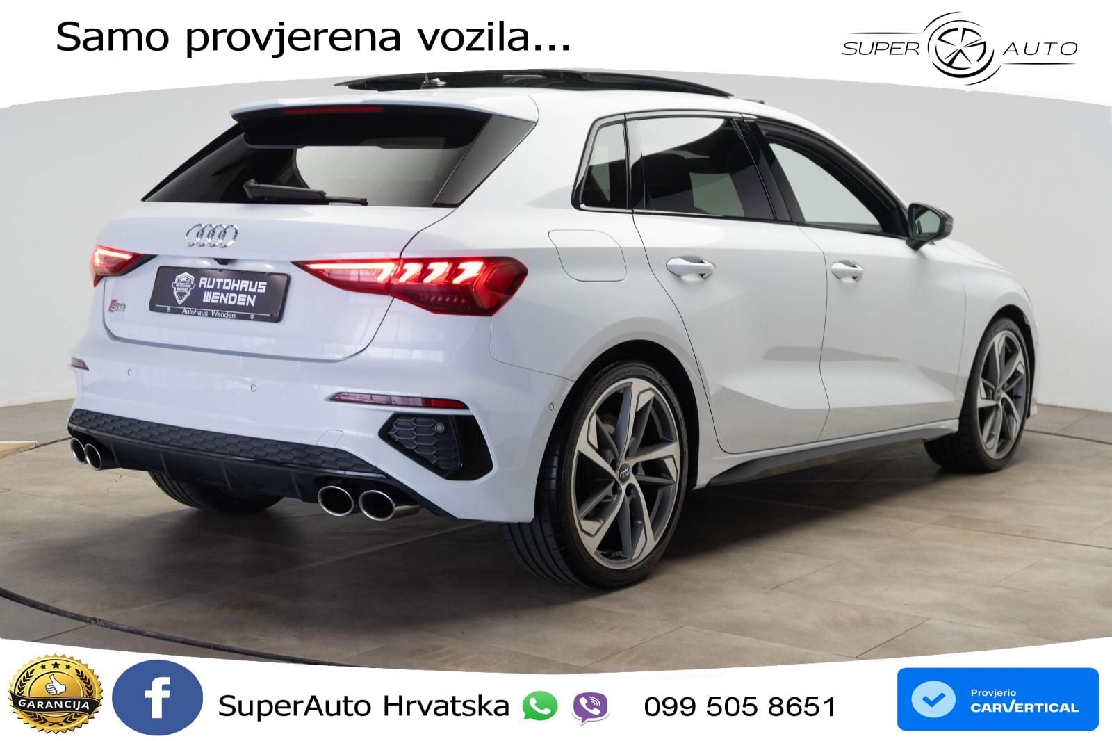 Audi S3 2.0 TFSI (310 KS) quattro S tronic LED+GR SJED+ACC
