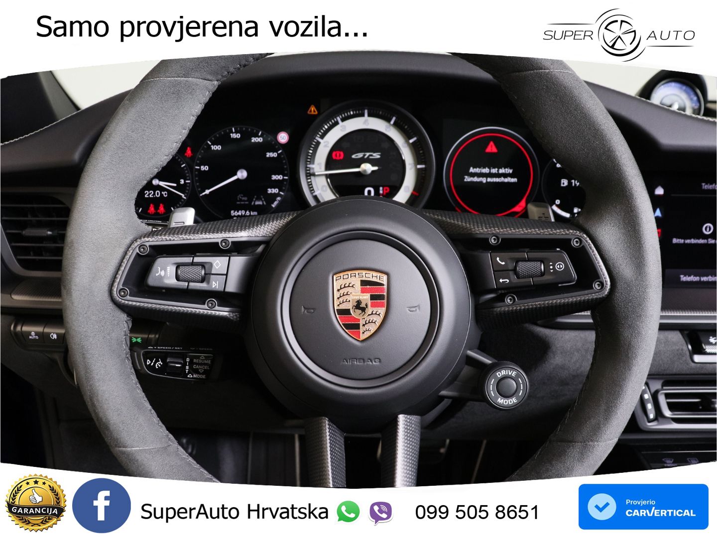 Porsche 911 Targa 4 GTS 3.0 (480 KS) PDK MATRIX+GR SJED+KAM
