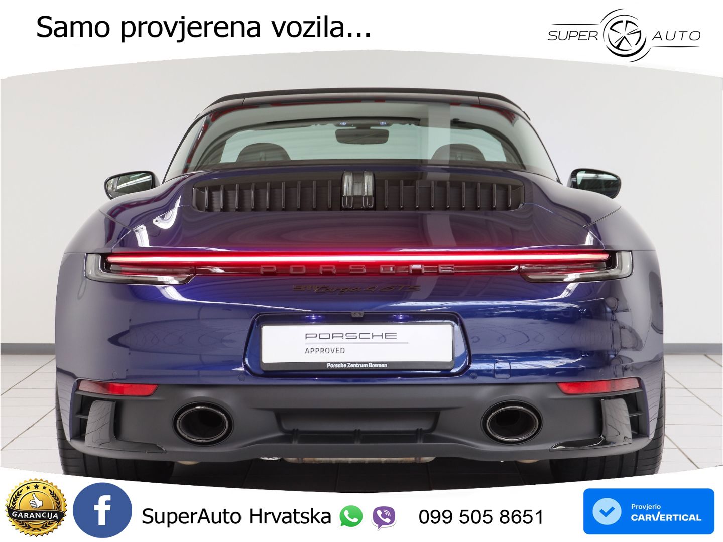 Porsche 911 Targa 4 GTS 3.0 (480 KS) PDK MATRIX+GR SJED+KAM