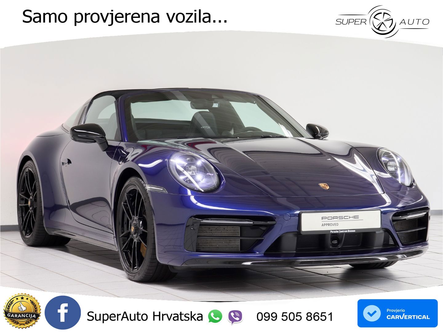 Porsche 911 Targa 4 GTS 3.0 (480 KS) PDK MATRIX+GR SJED+KAM