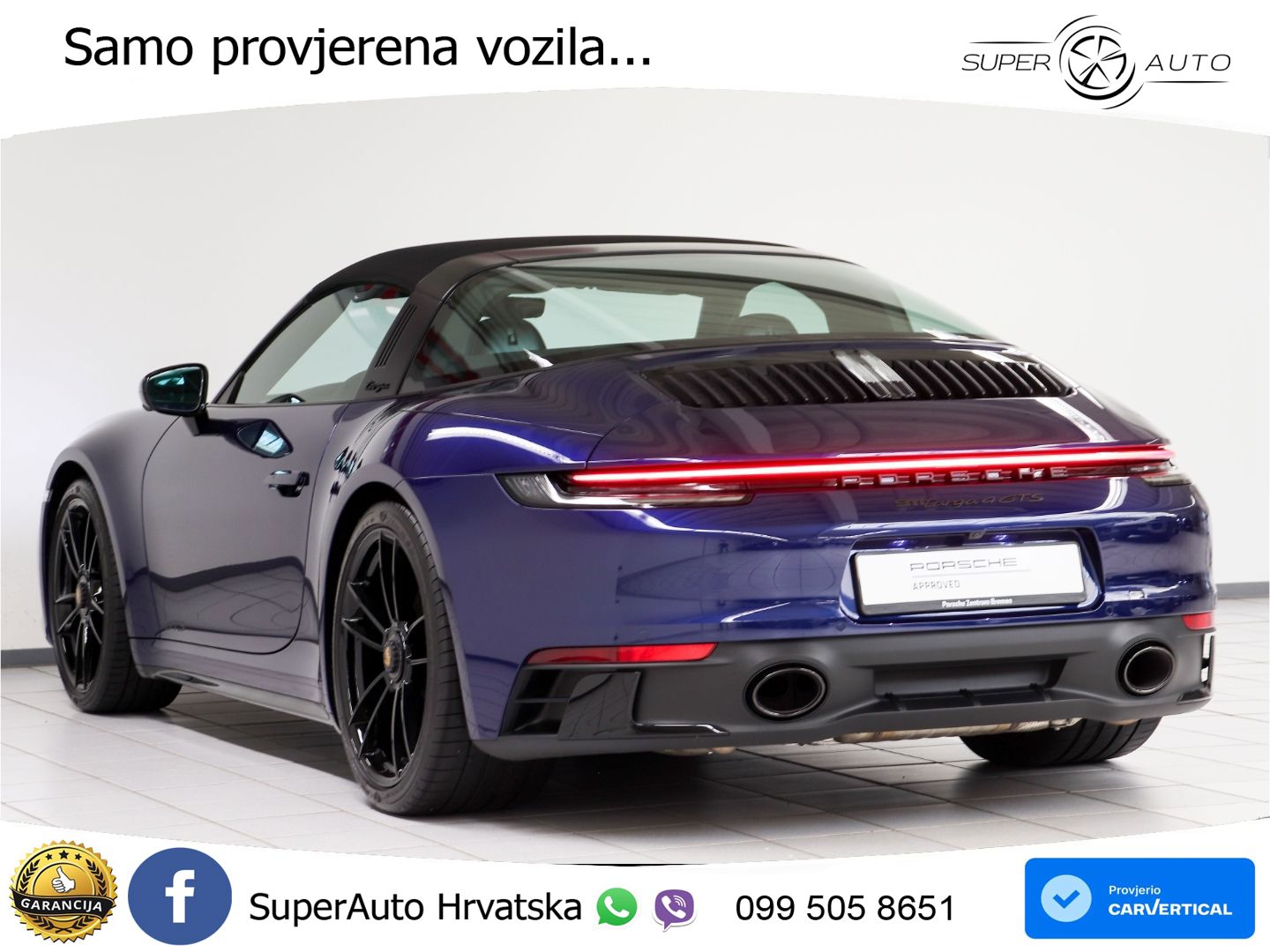 Porsche 911 Targa 4 GTS 3.0 (480 KS) PDK MATRIX+GR SJED+KAM