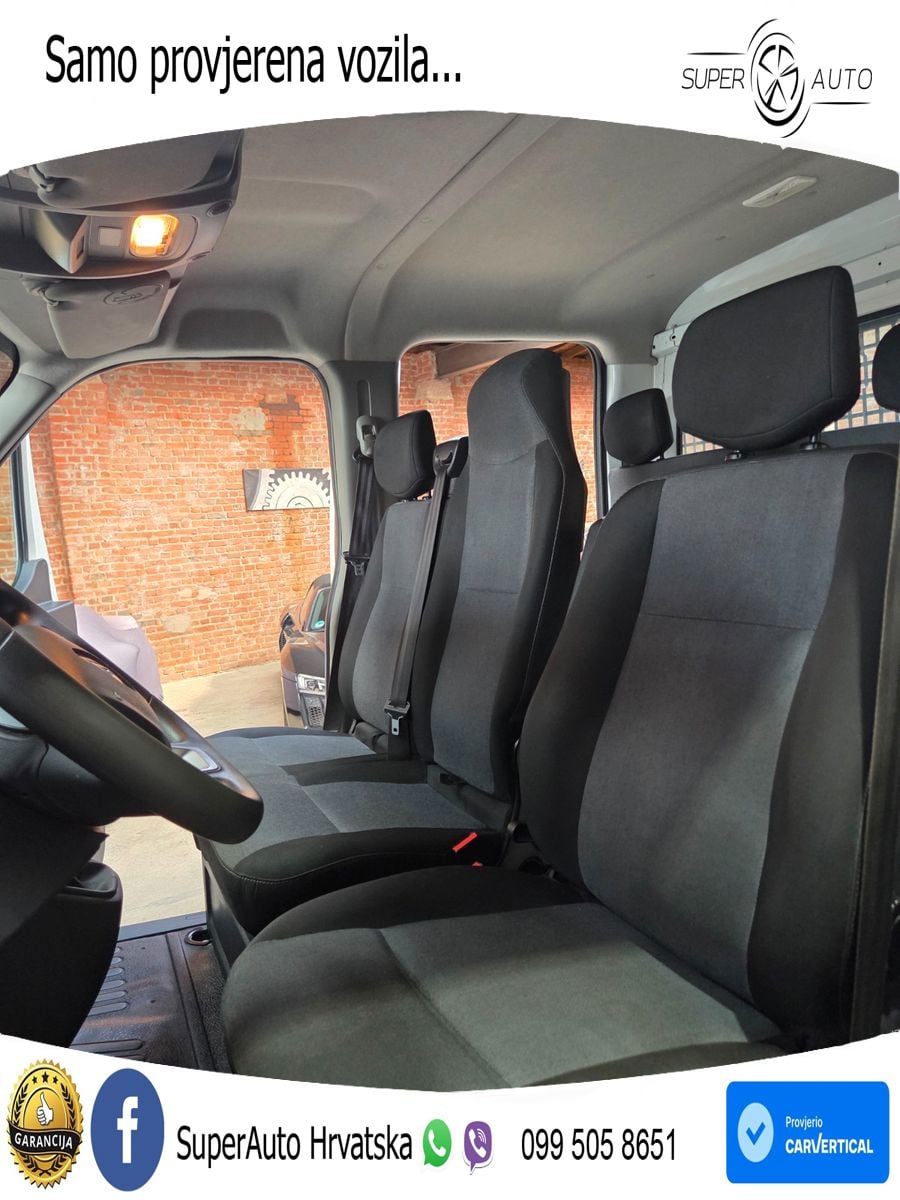 Renault Master DoKa Pritsche L3H1 TüvNeu Klima 1HandEur6 163 KS