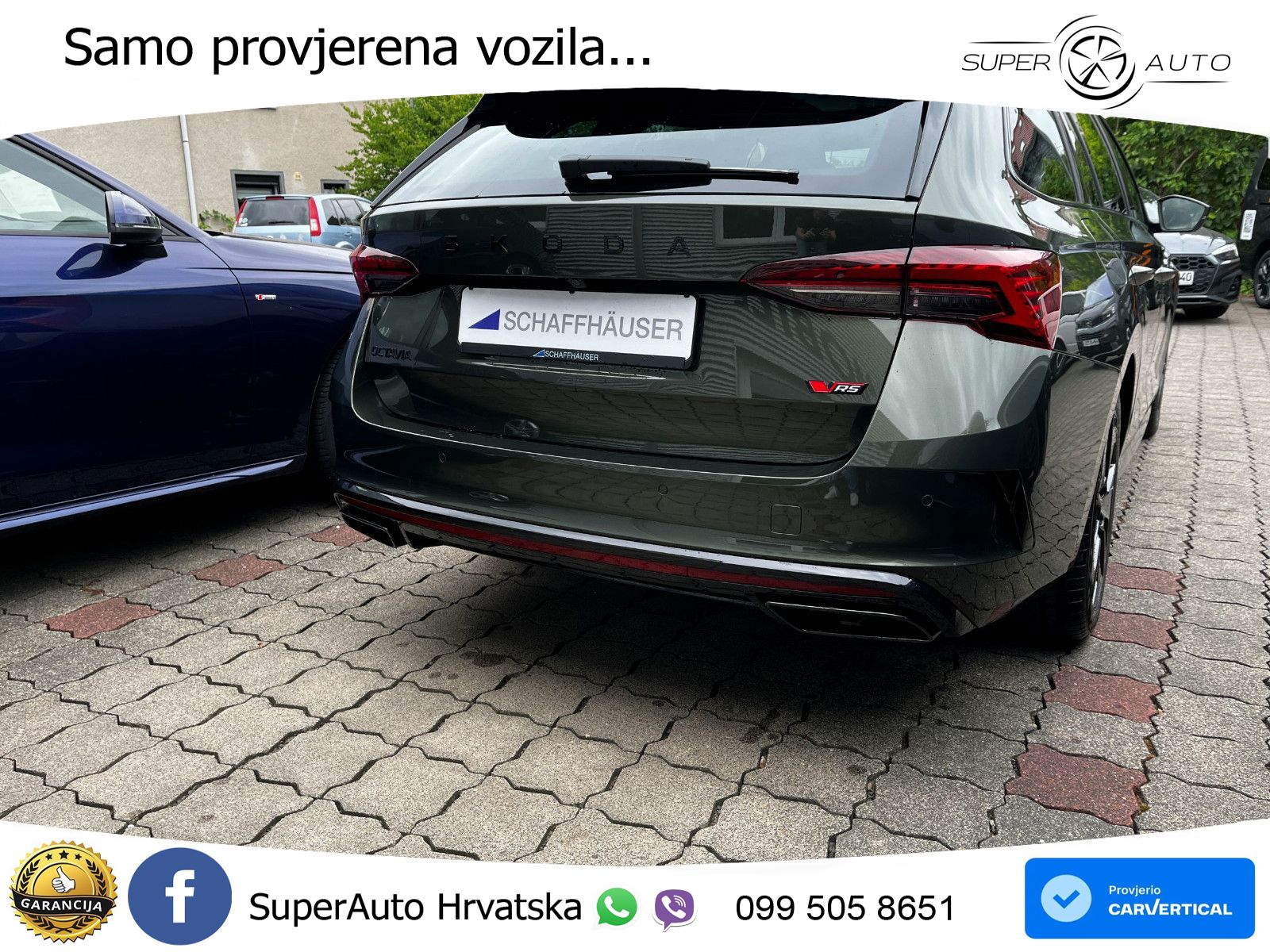 Škoda Octavia Combi RS 2.0 TSI (265 KS) DSG MATRIX+GR SJED+KAM