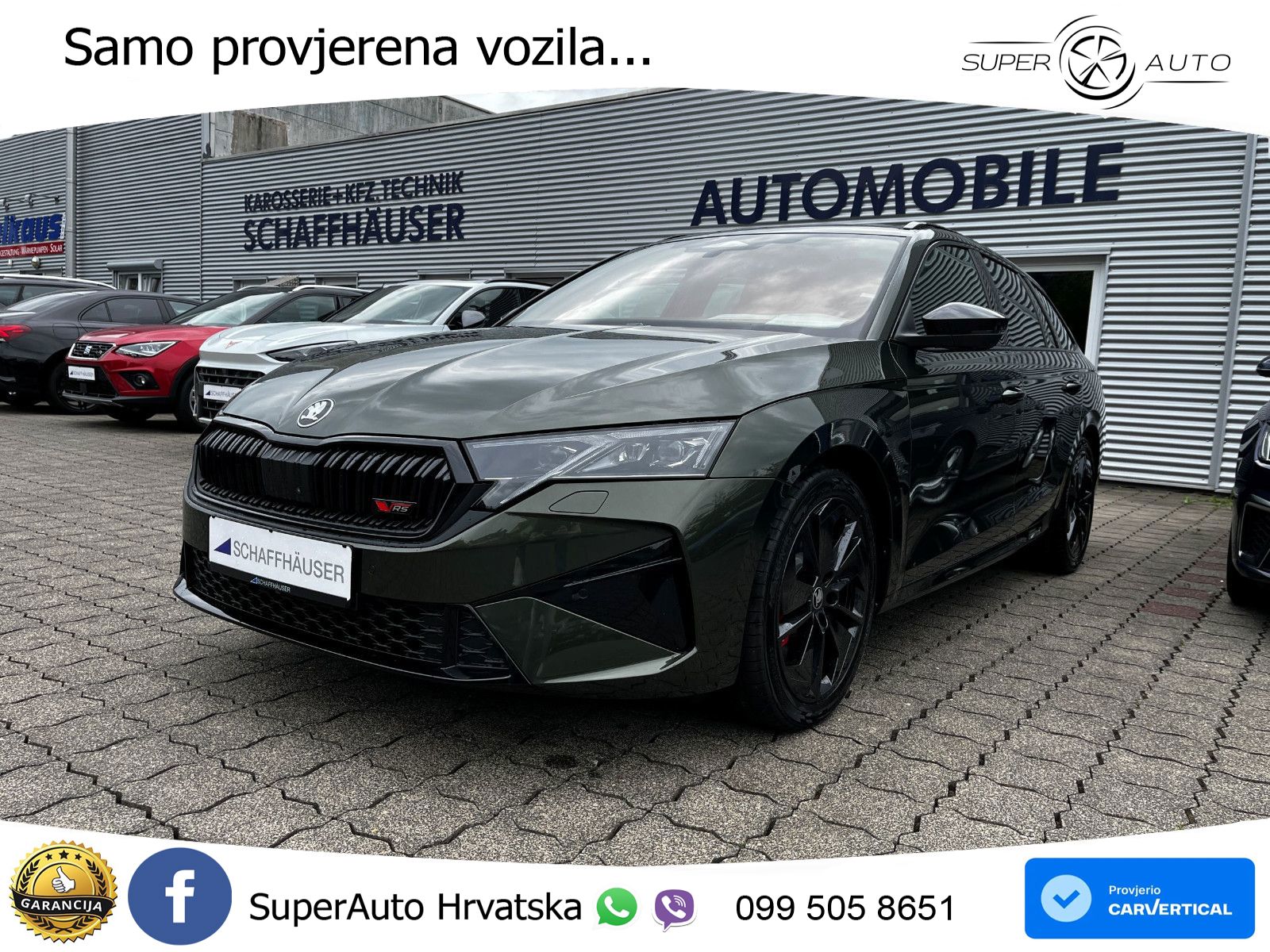 Škoda Octavia Combi RS 2.0 TSI (265 KS) DSG MATRIX+GR SJED+KAM