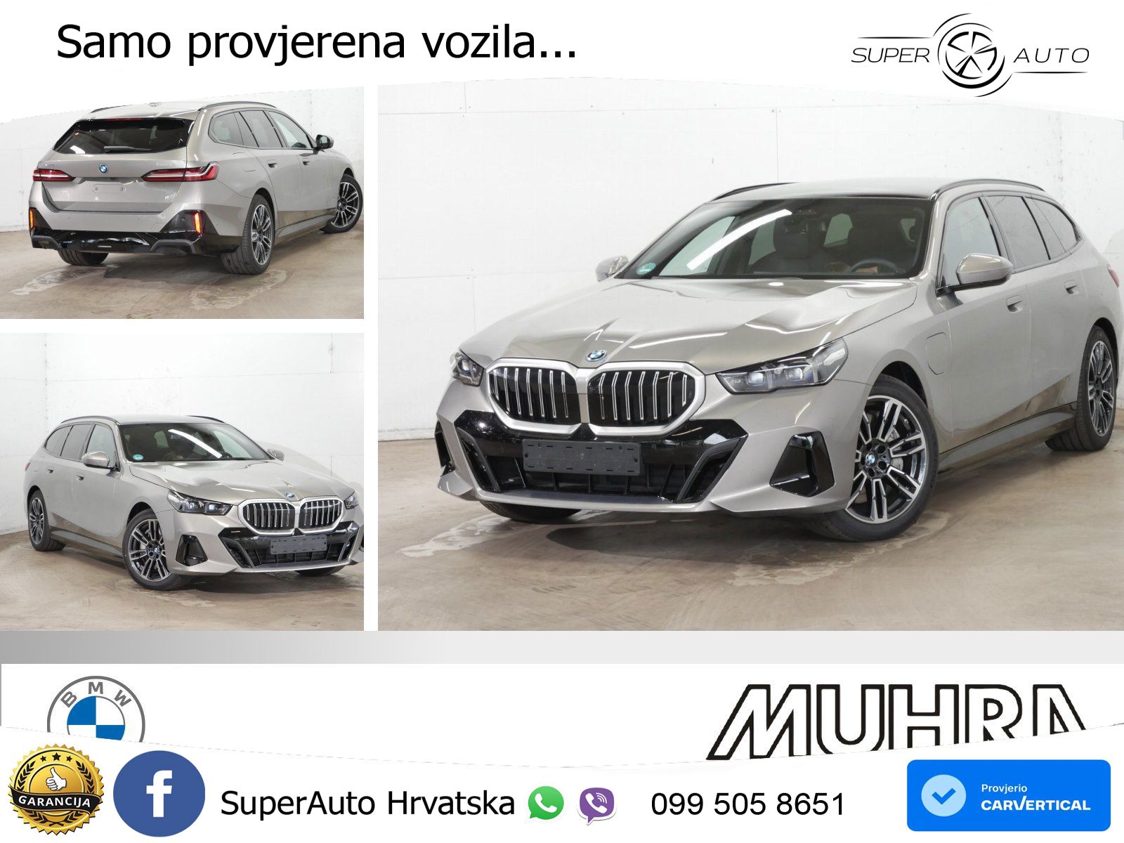 BMW 550e Touring (489 KS) xDrive Steptronic M Sport ACC+HEAD+4xGR SJED+360+PANO