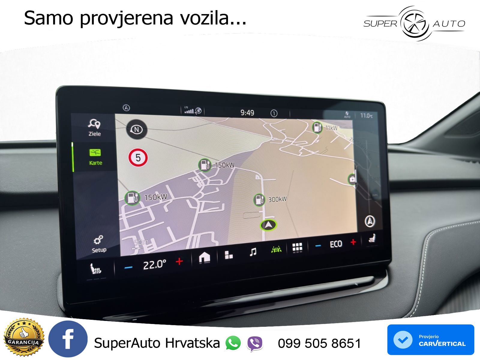 Škoda Enyaq iV 80 82 kWh (204 KS) SportLine LED+GR SJED+ACC