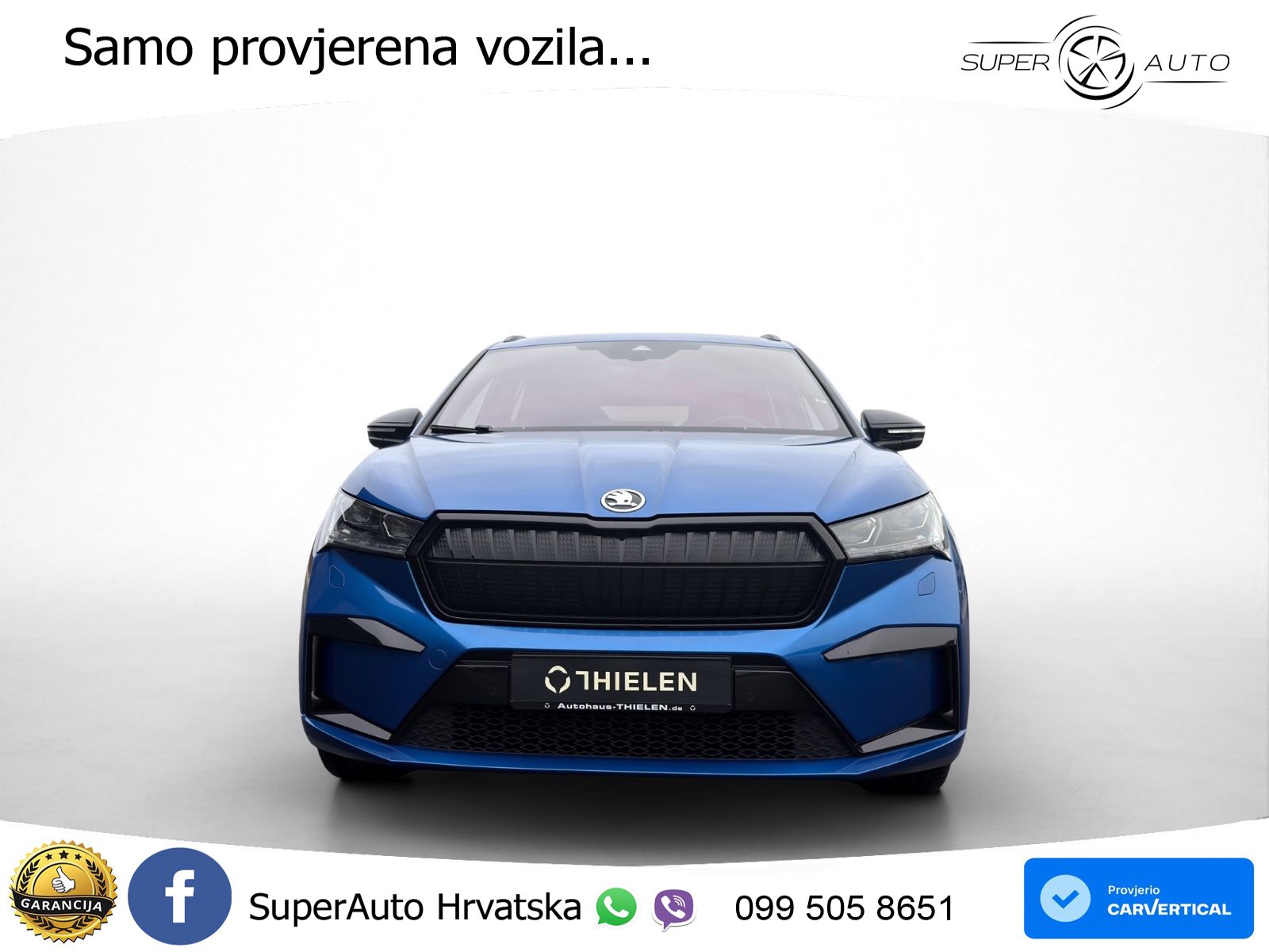 Škoda Enyaq iV 80 82 kWh (204 KS) SportLine LED+GR SJED+ACC