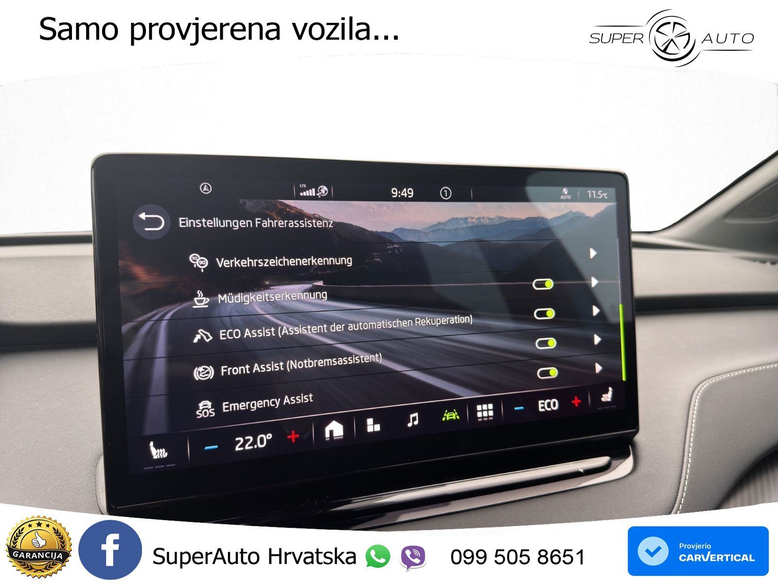 Škoda Enyaq iV 80 82 kWh (204 KS) SportLine LED+GR SJED+ACC