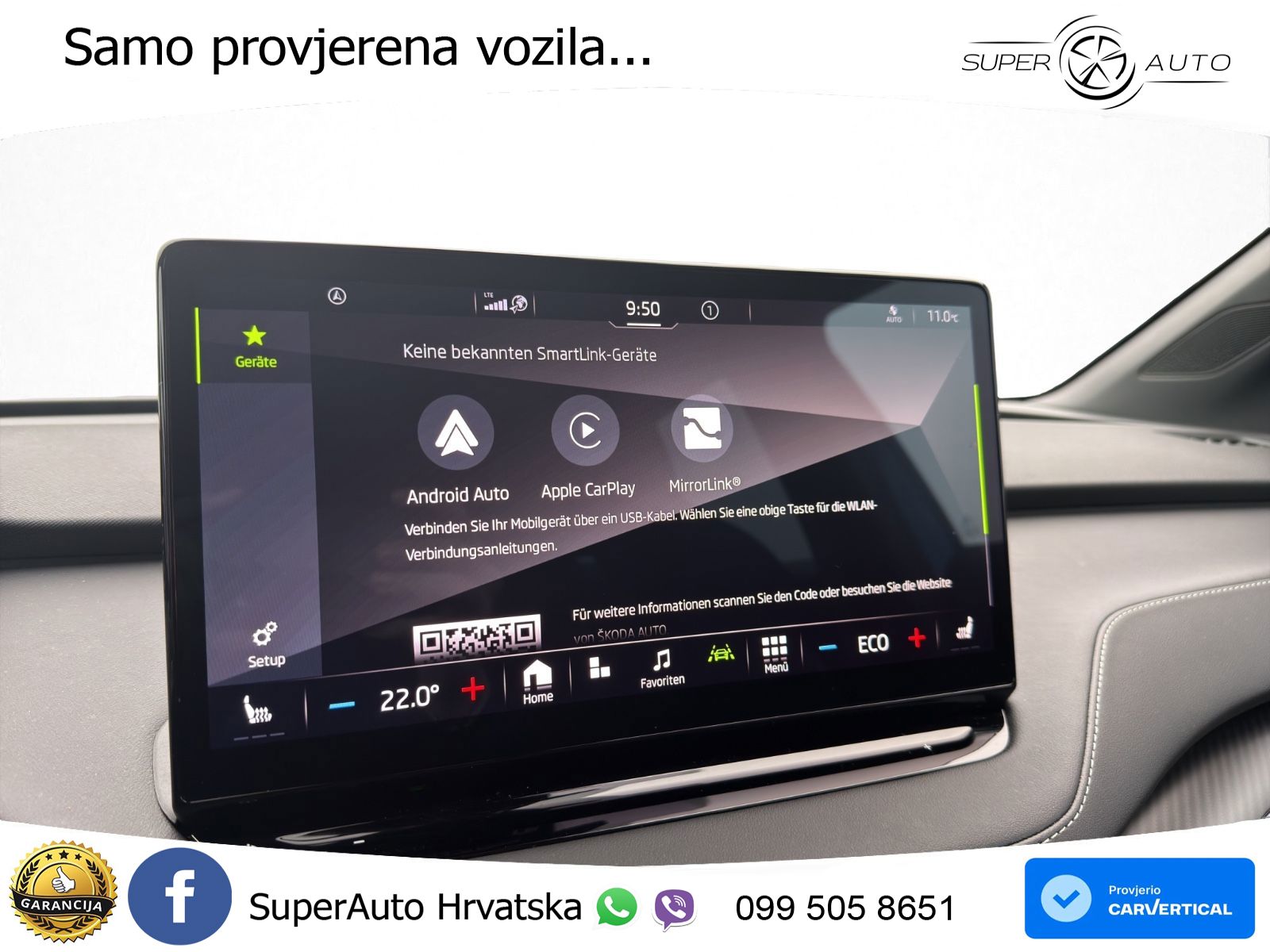 Škoda Enyaq iV 80 82 kWh (204 KS) SportLine LED+GR SJED+ACC