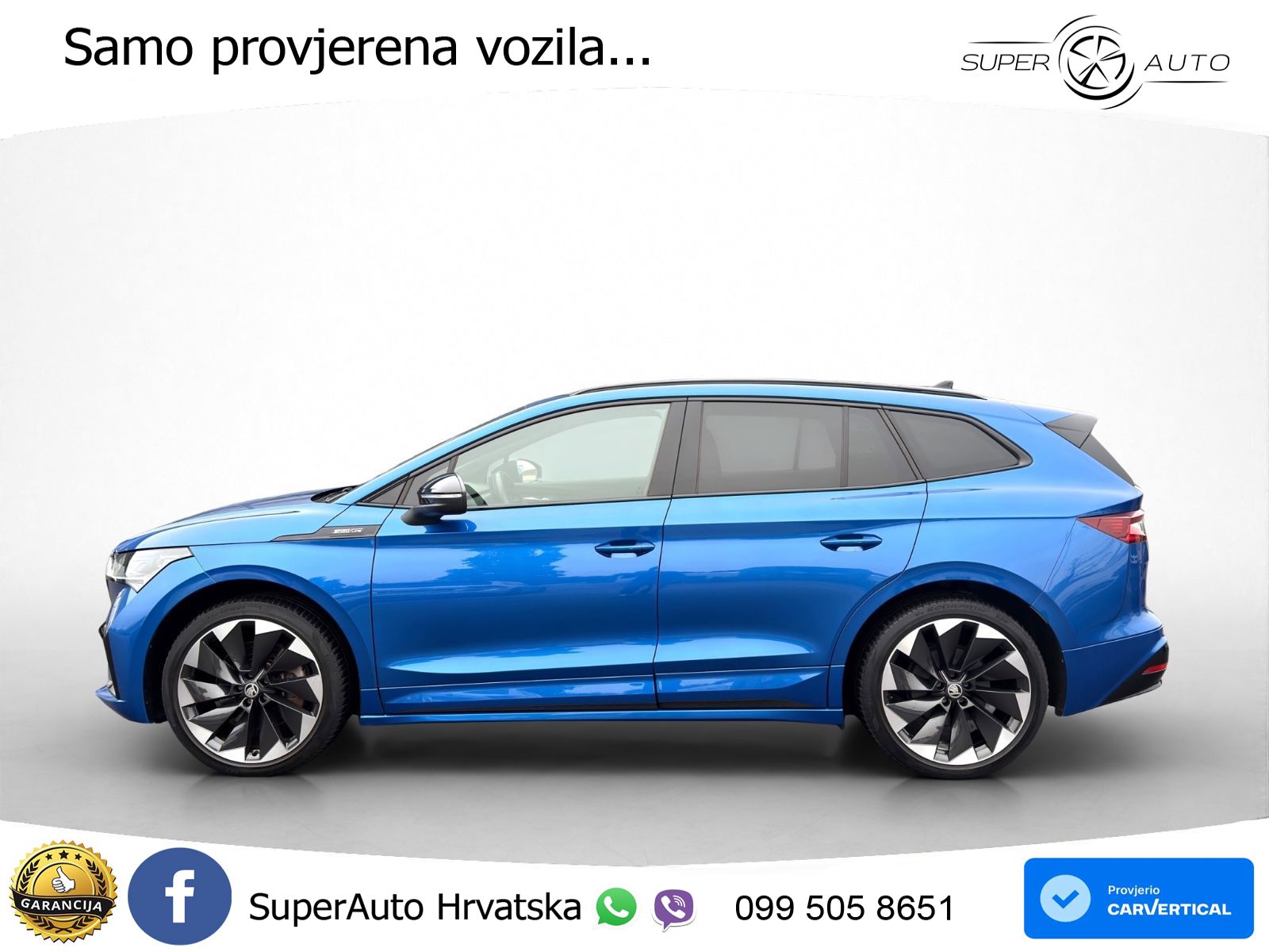 Škoda Enyaq iV 80 82 kWh (204 KS) SportLine LED+GR SJED+ACC