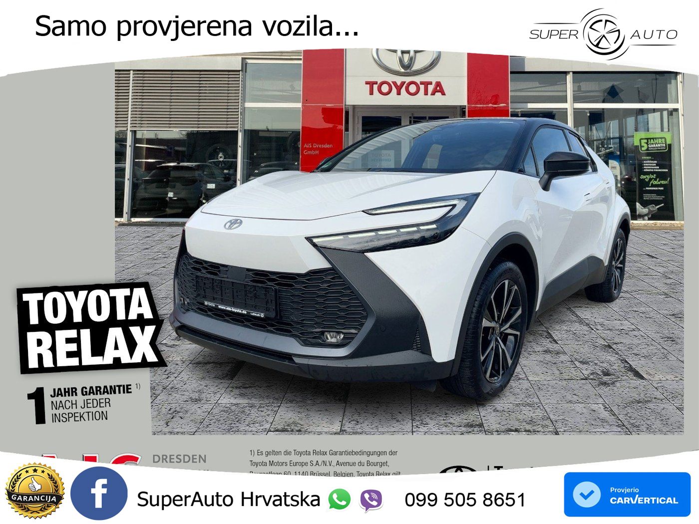 Toyota C-HR 2.0 (223 KS) PHEV e-CVT Teamplayer LED+GR SJED+ACC