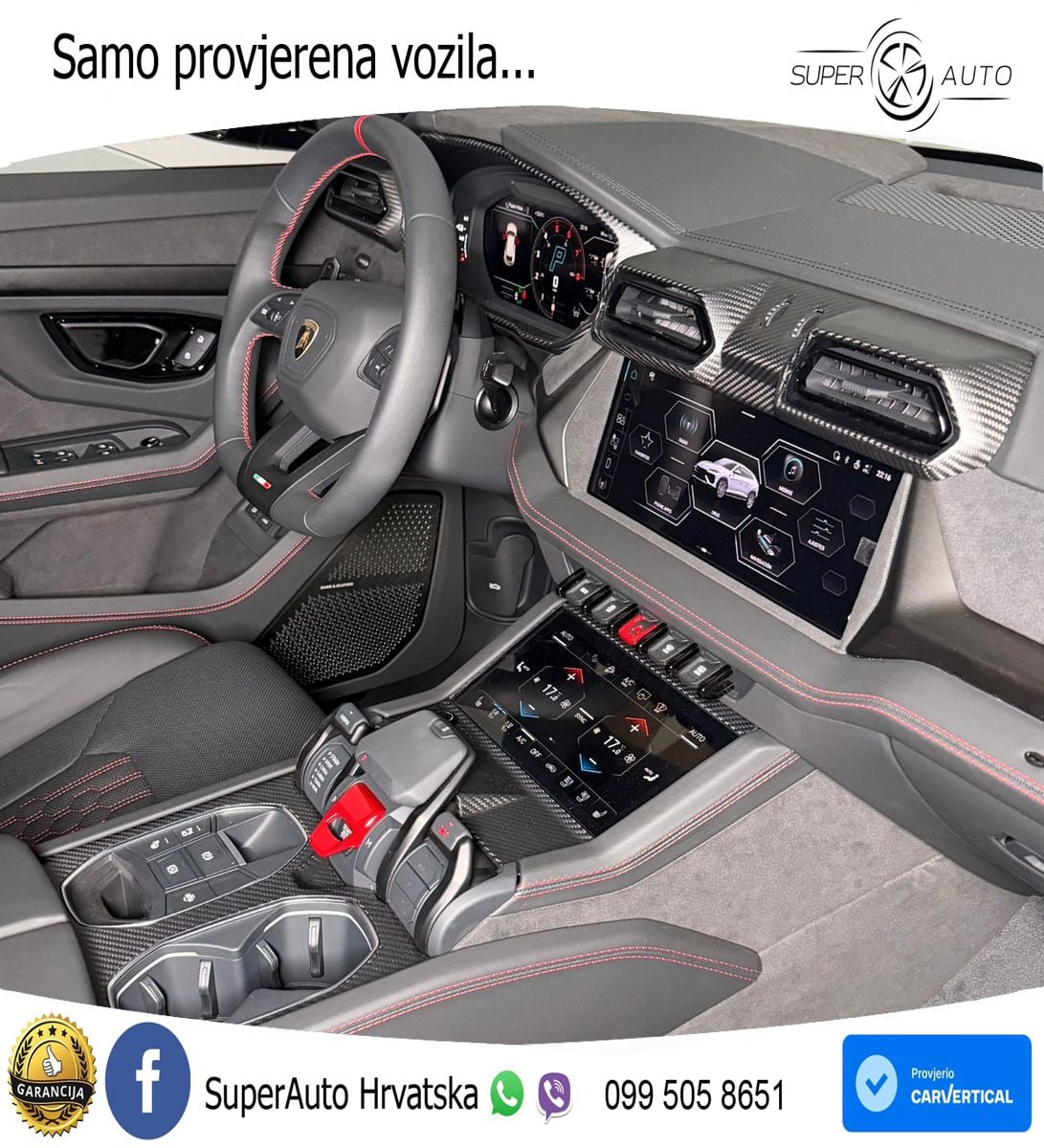 Lamborghini Urus SE 4.0 V8 (800 KS) 4WD Automatic LED+GR SJED+ACC