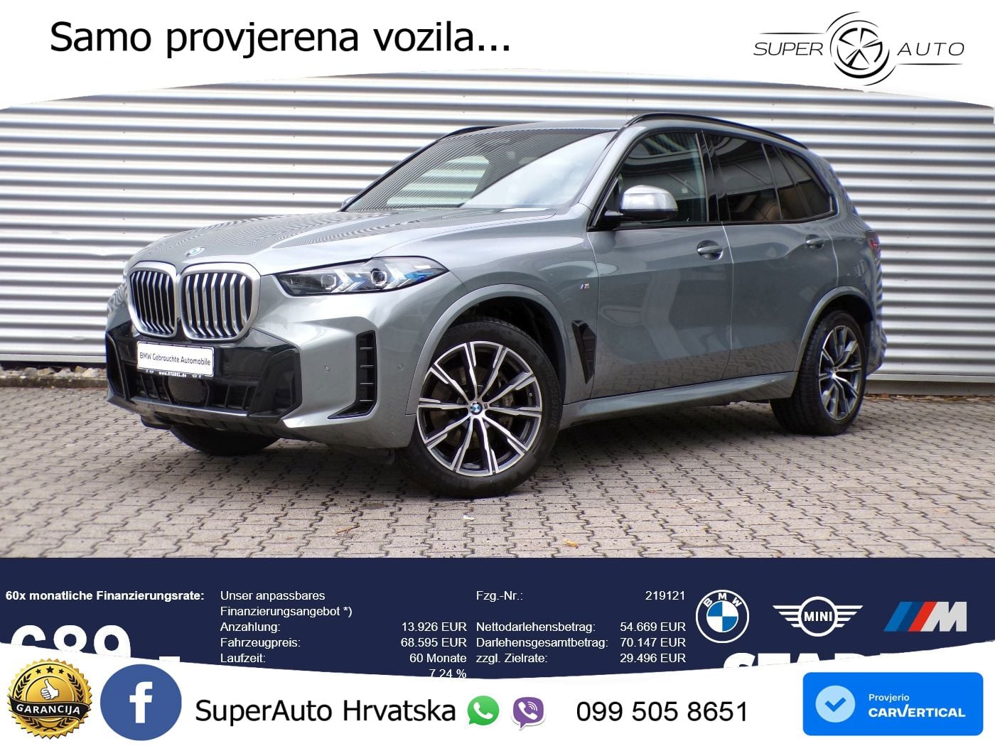 BMW X5 30d (298 KS) xDrive Steptronic M Sport LED+GR SJED+ACC