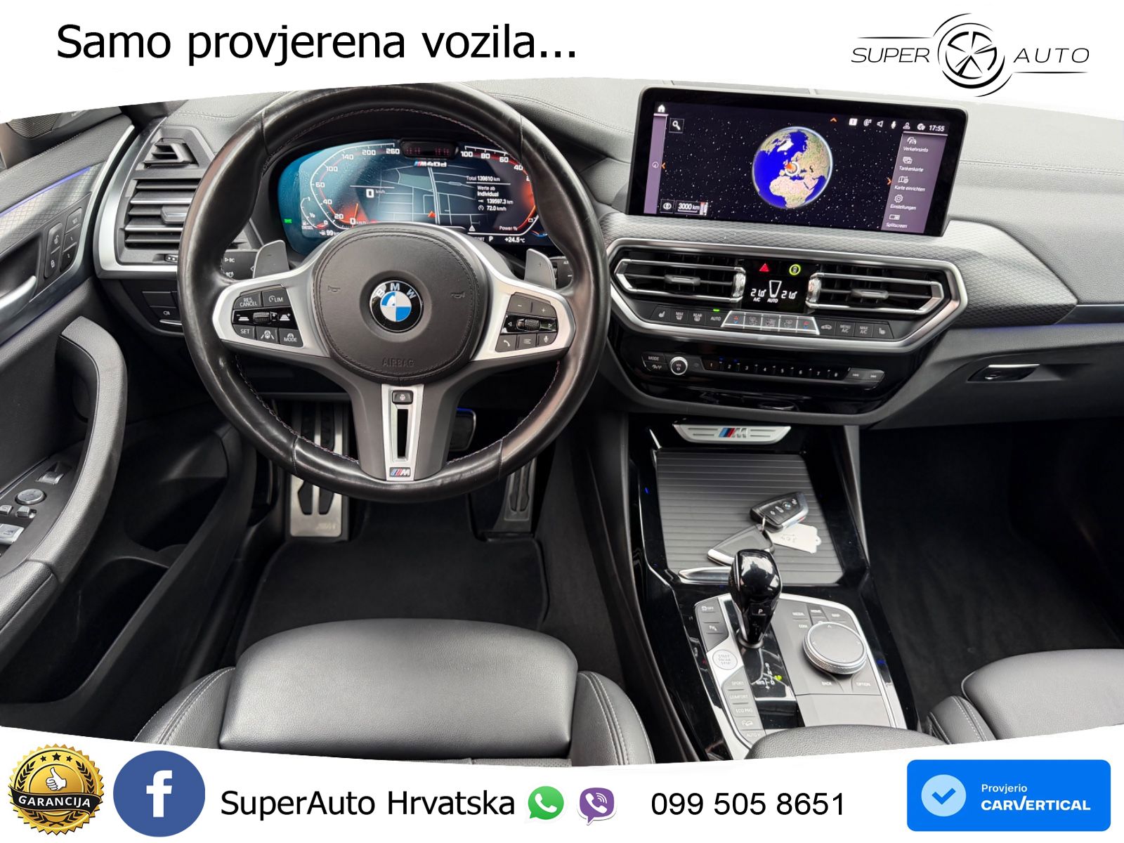 BMW X3 M40d xDrive Steptronic LED+GR SJED+ACC