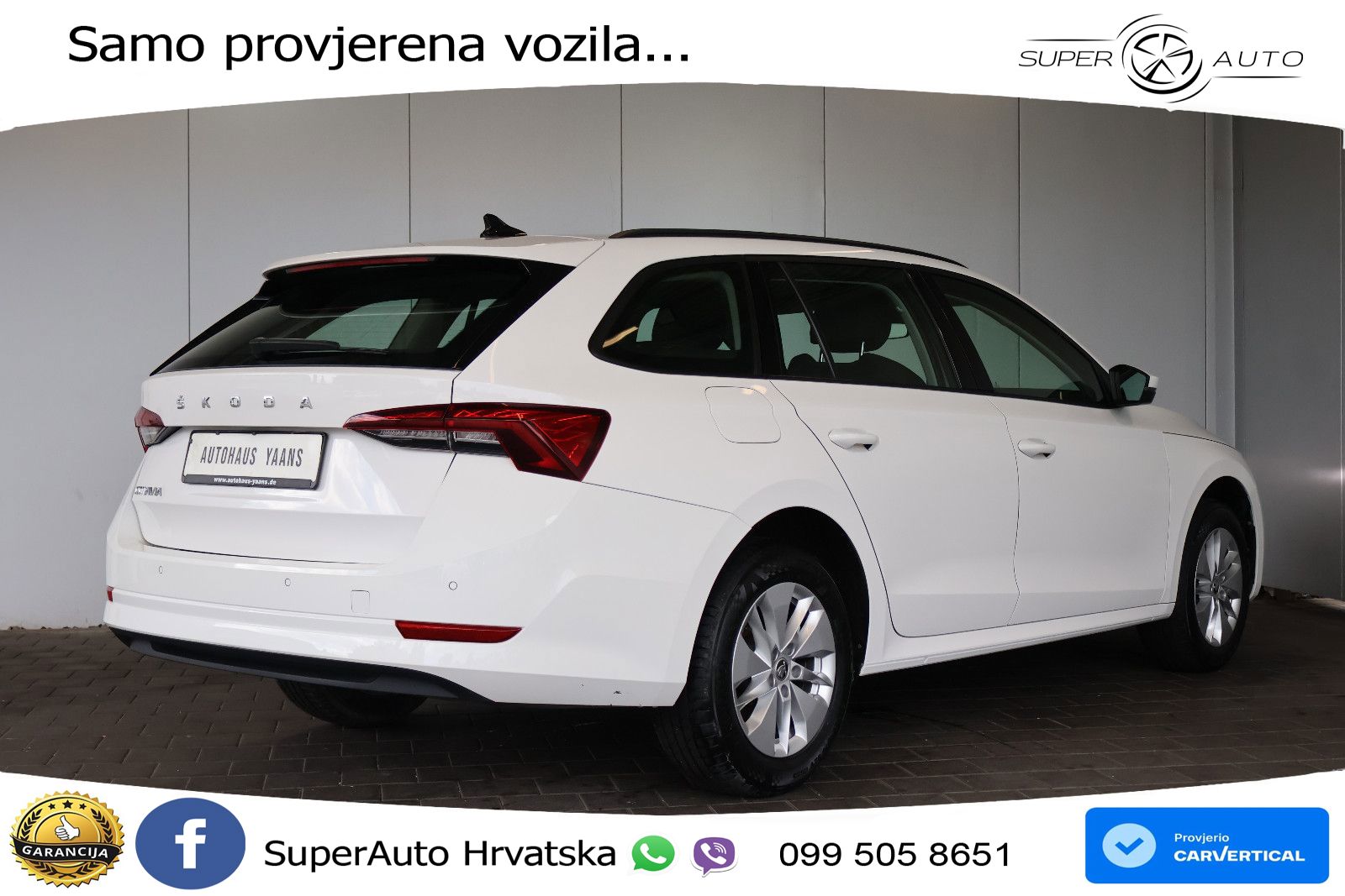 Škoda Octavia Combi 2.0 TDI (150 KS) LED+GR SJED+ACC