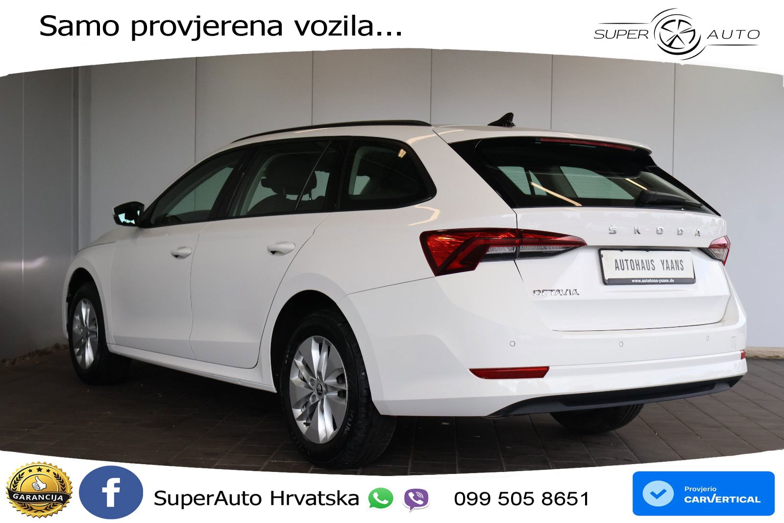 Škoda Octavia Combi 2.0 TDI (150 KS) LED+GR SJED+ACC