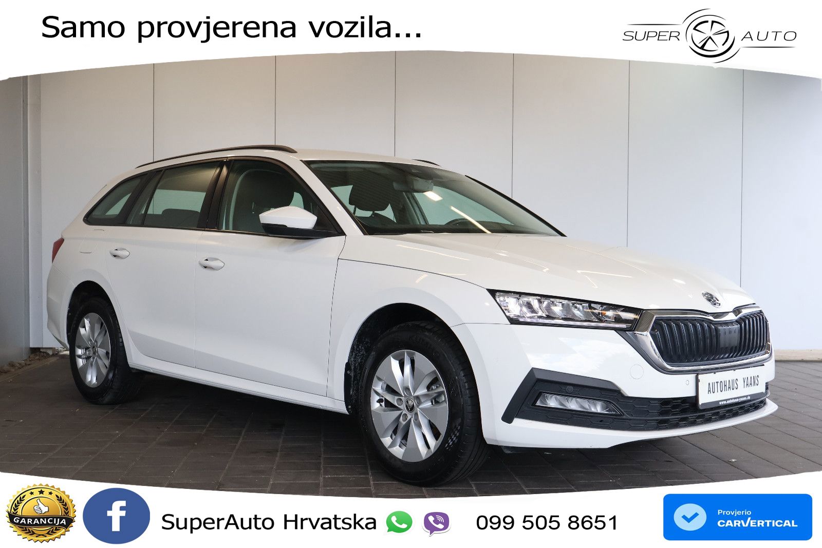 Škoda Octavia Combi 2.0 TDI (150 KS) LED+GR SJED+ACC