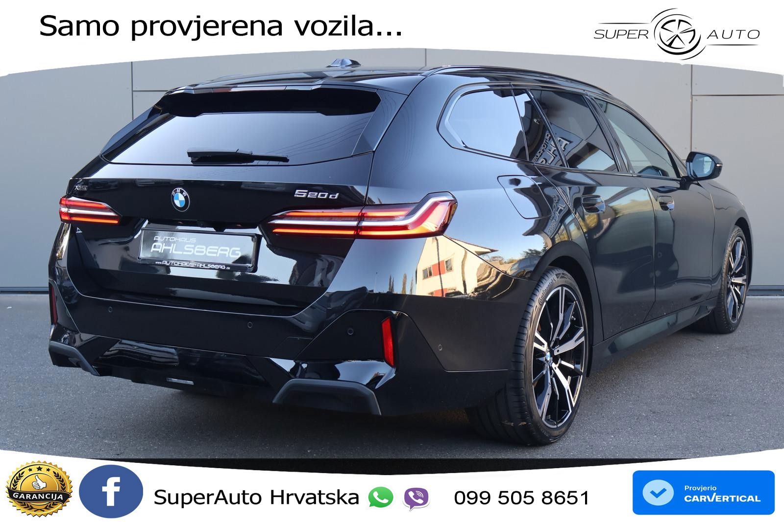 BMW 520d Touring (197 KS) xDrive Steptronic M Sport LED+GR SJED+ACC