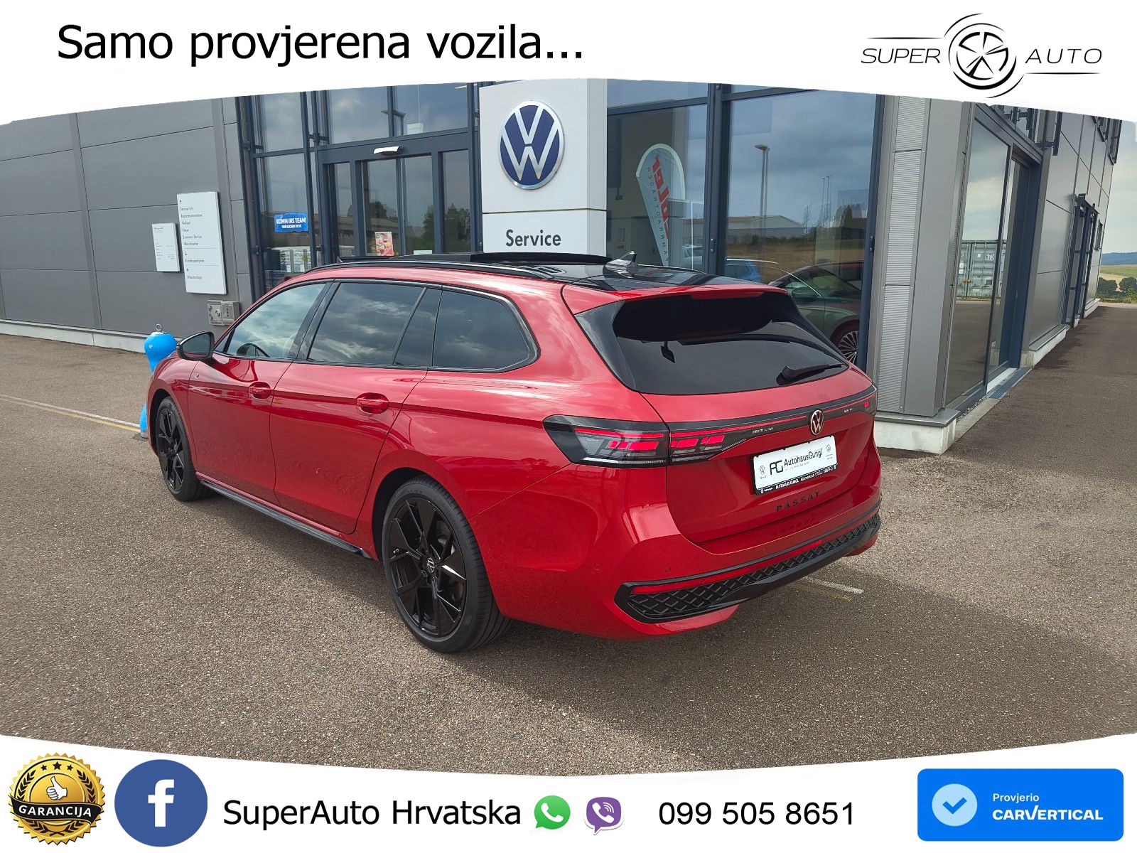 Volkswagen Passat Variant 2.0 TSI (265 KS) 4MOTION DSG R-Line MATRIX+GR SJED+KAM