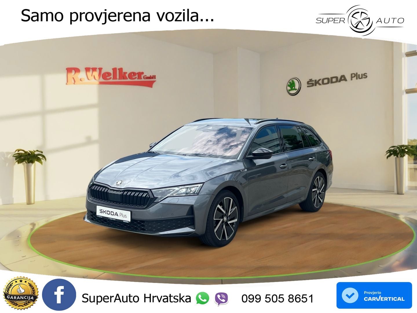 Škoda Octavia Combi 1.5 TSI (150 KS) DSG SportLine LED+GR SJED+ACC
