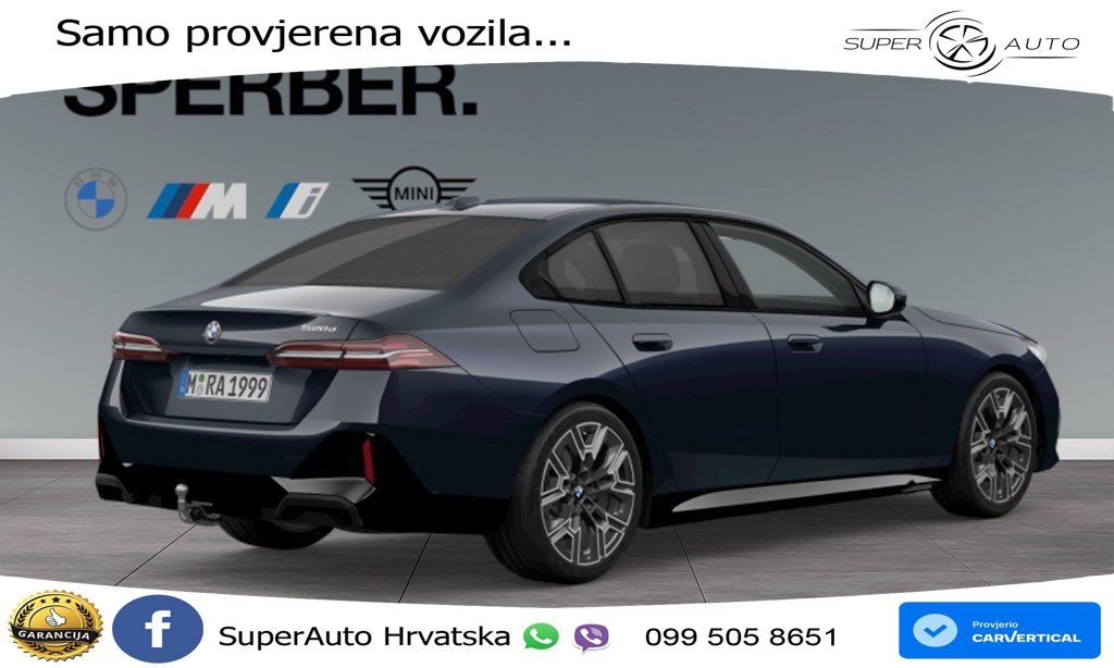 BMW 520d (197 KS) Steptronic LED+GR SJED+ACC