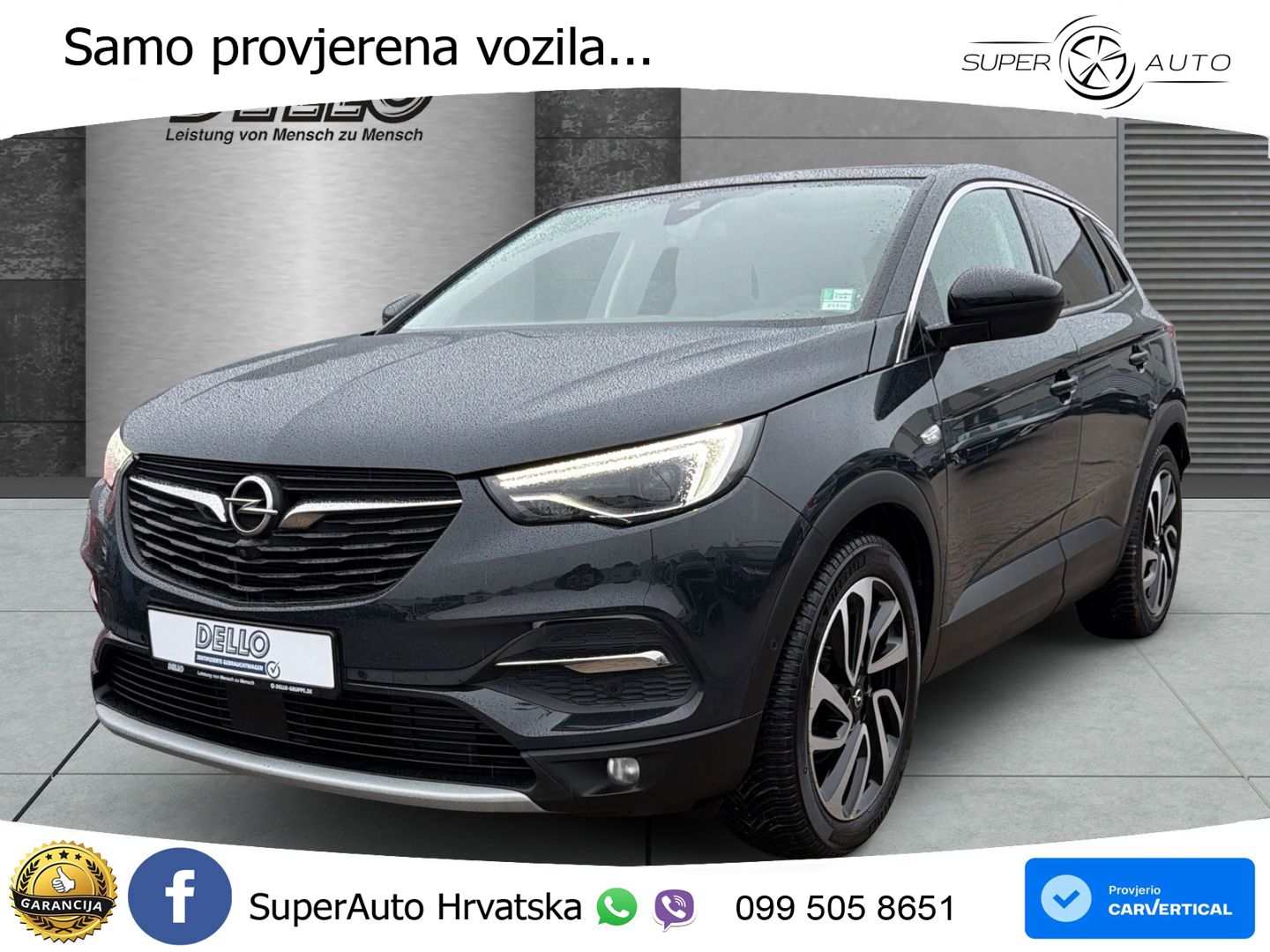 Opel Grandland X 1.2 Turbo (130 KS) Automatic Ultimate LED+GR SJED+ACC