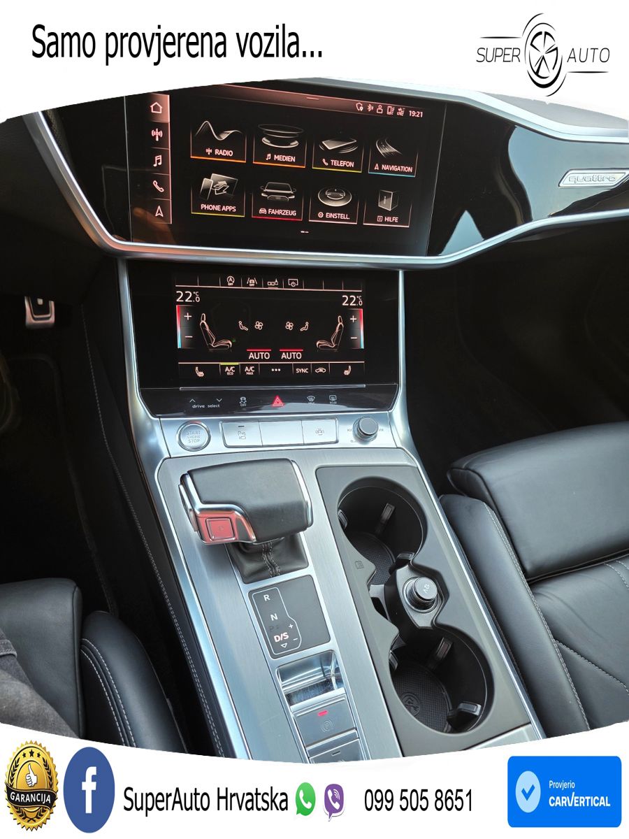 Audi A6 50 TDI V6 (286 KS) quattro tiptronic S line LED+GR SJED+ACC