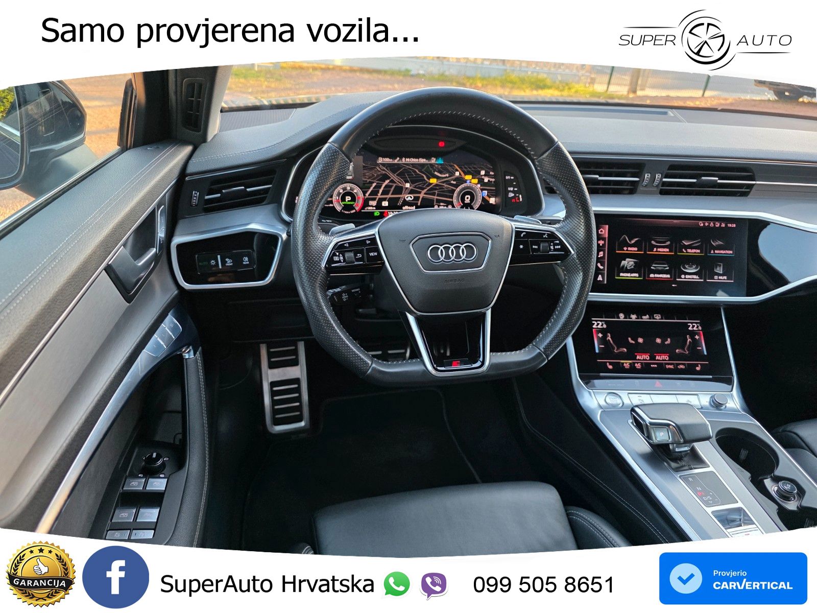 Audi A6 50 TDI V6 (286 KS) quattro tiptronic S line LED+GR SJED+ACC
