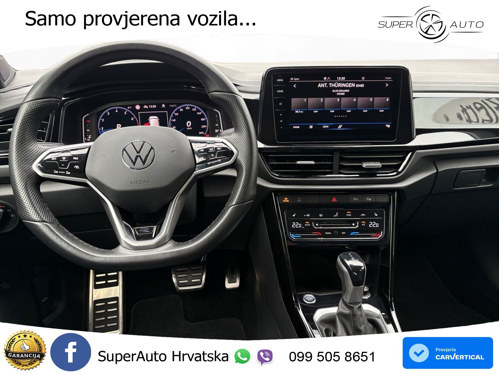 Volkswagen T-Roc 1.5 TSI (150 KS) DSG R-Line MATRIX+GR SJED+KAM