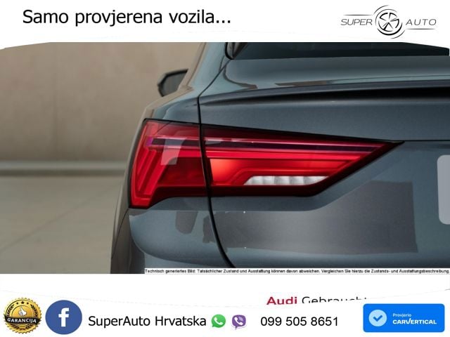 Audi Q3 II Sportback 35 TFSI (150 KS) S tronic S line LED+GR SJED+ACC