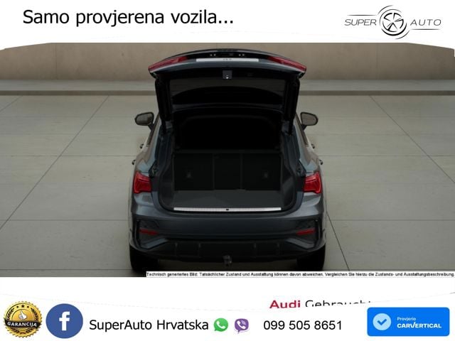 Audi Q3 II Sportback 35 TFSI (150 KS) S tronic S line LED+GR SJED+ACC