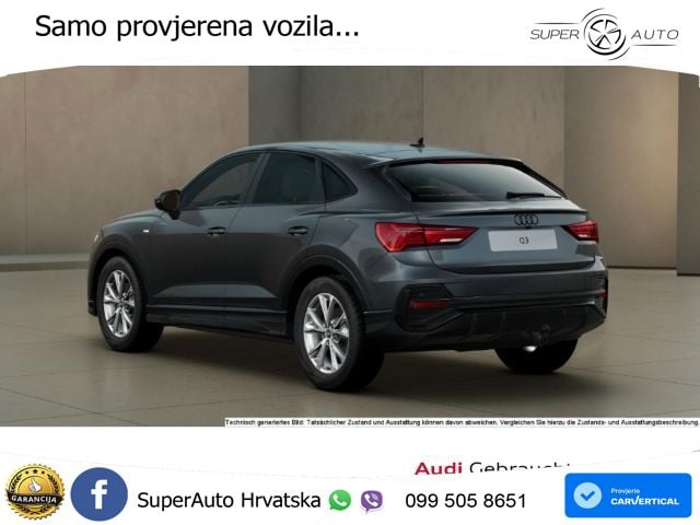 Audi Q3 II Sportback 35 TFSI (150 KS) S tronic S line LED+GR SJED+ACC