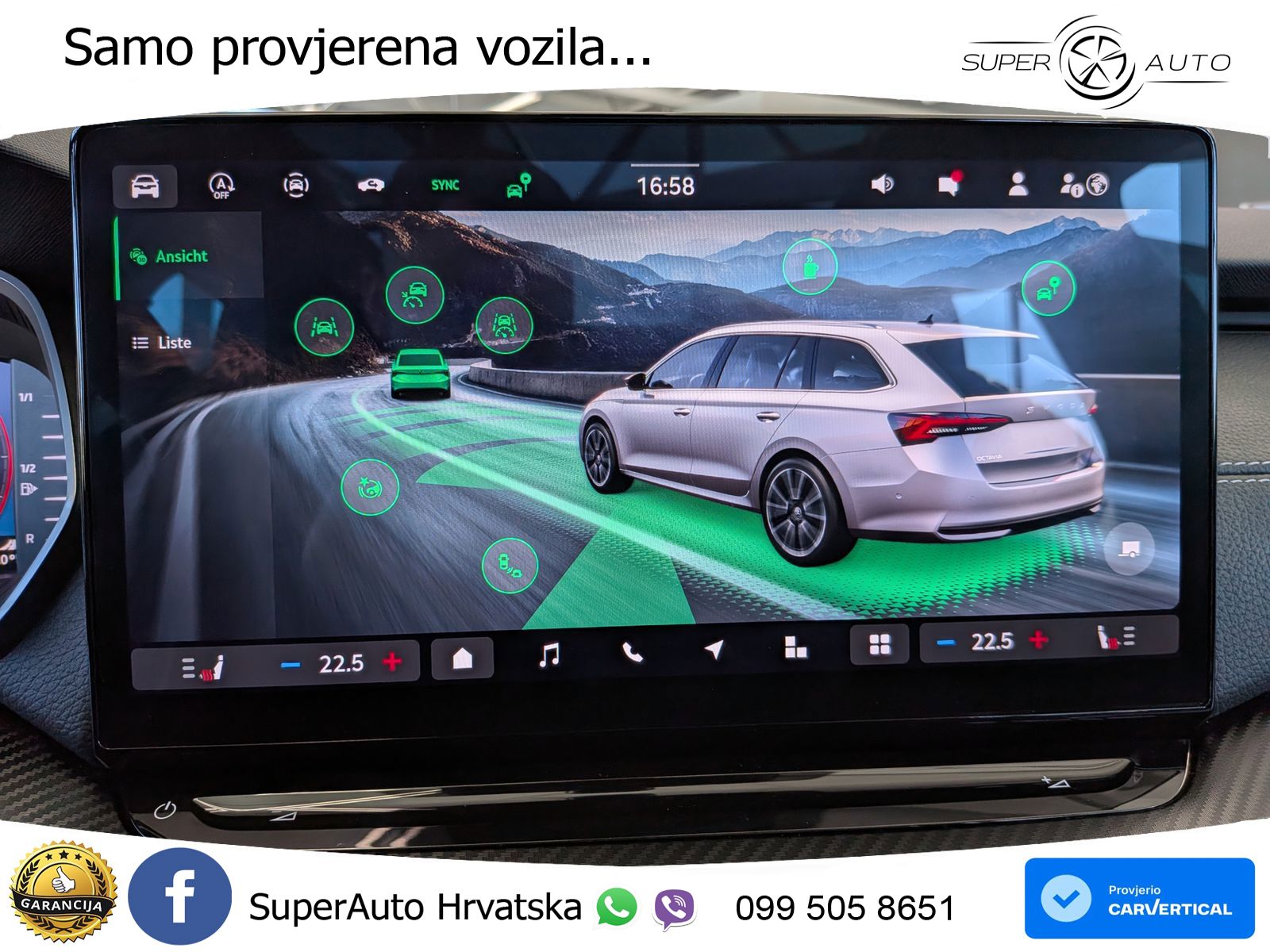 Škoda Octavia Combi 1.5 TSI (150 KS) DSG SportLine LED+GR SJED+ACC