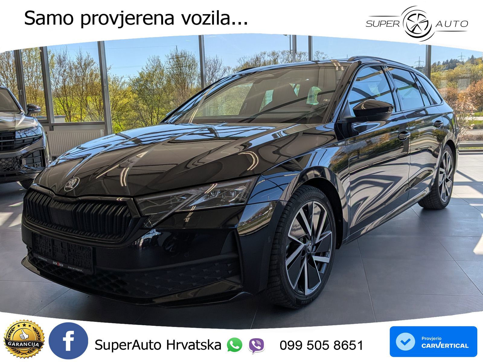 Škoda Octavia Combi 1.5 TSI (150 KS) DSG SportLine LED+GR SJED+ACC
